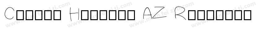 Chisen Hakurei AZ Re字体转换